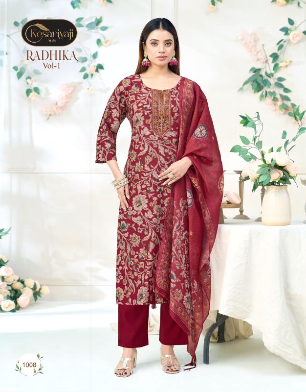 Keshriya radhika vol 1 printed kurtis wholesale